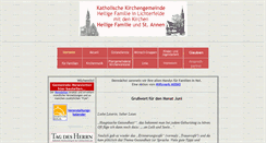 Desktop Screenshot of heilige-familie-berlin.de