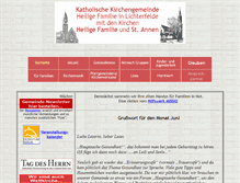 Tablet Screenshot of heilige-familie-berlin.de